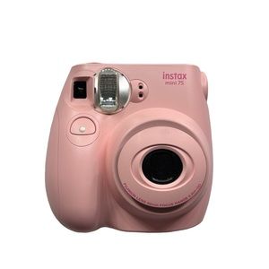 pink fuji film instax mini 7s camera